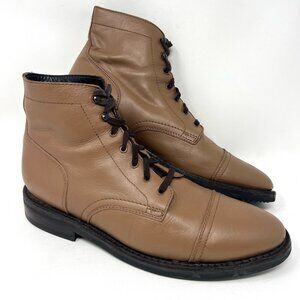 Thursday Boot Co Men’s Captain Cap Toe Boot Sz 12 Painted Matte Brown Leather
